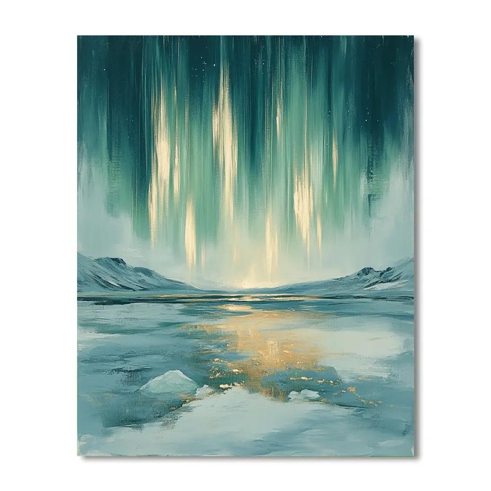 Leonardo Da Vinci Inspired Aurora Alchemy painting number kit