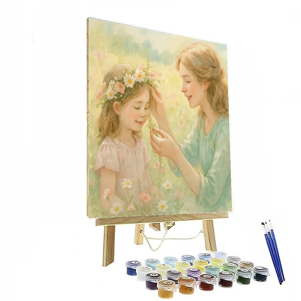 Flower Crown Creation paint by numbers