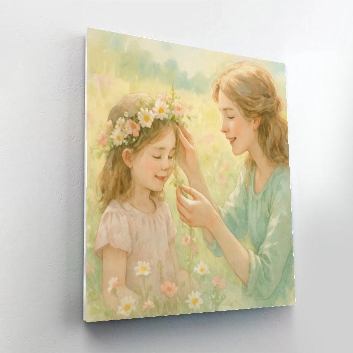 Flower Crown Creation paint by numbers