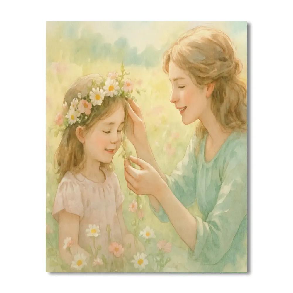 Flower Crown Creation paint by numbers