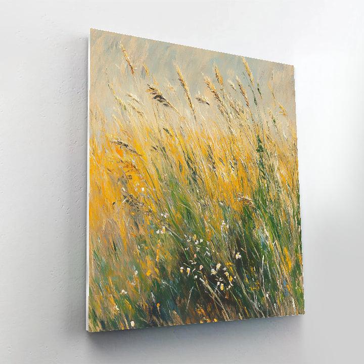 Edgar Degas Inspired Swaying Wild Grasses painting number kit