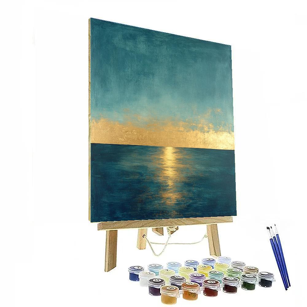 Mark Rothko Inspired Quiet Sea paint by color