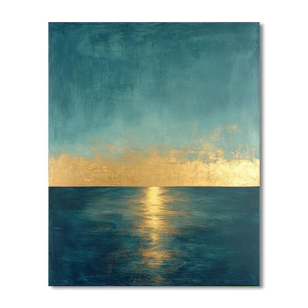 Mark Rothko Inspired Quiet Sea paint by color