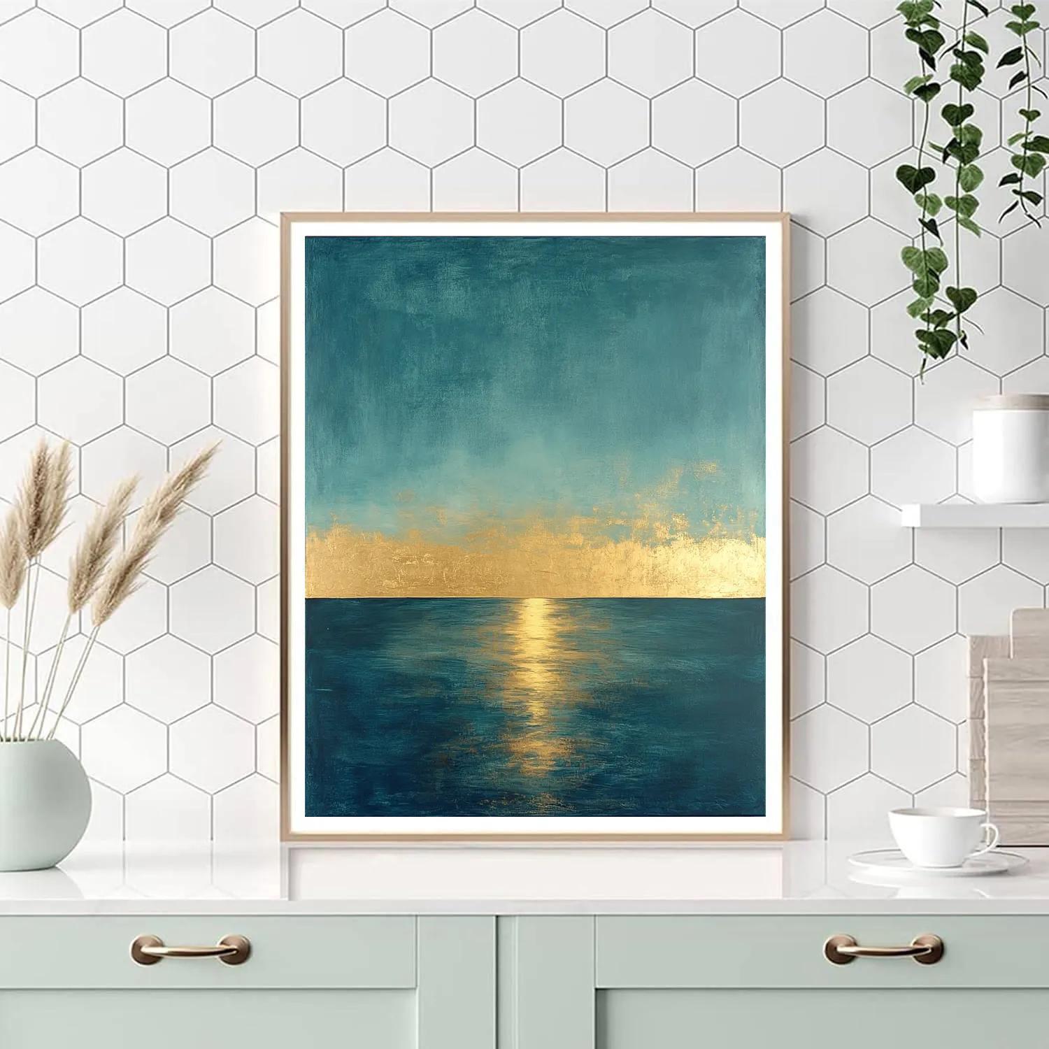 Mark Rothko Inspired Quiet Sea paint by color