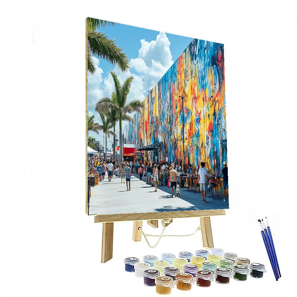 Vibrant Street Art Of Wynwood Walls – Miami, United States DIY paint by numbers