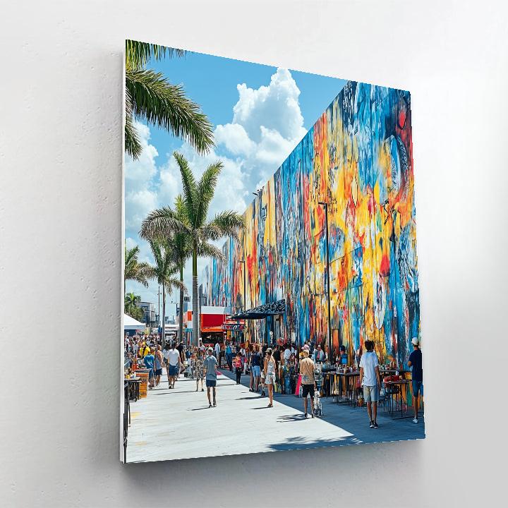 Vibrant Street Art Of Wynwood Walls – Miami, United States DIY paint by numbers