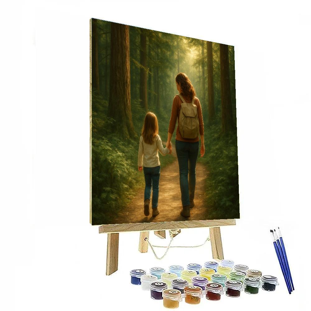 Exploring Nature Trail Hand In Hand DIY paint by numbers