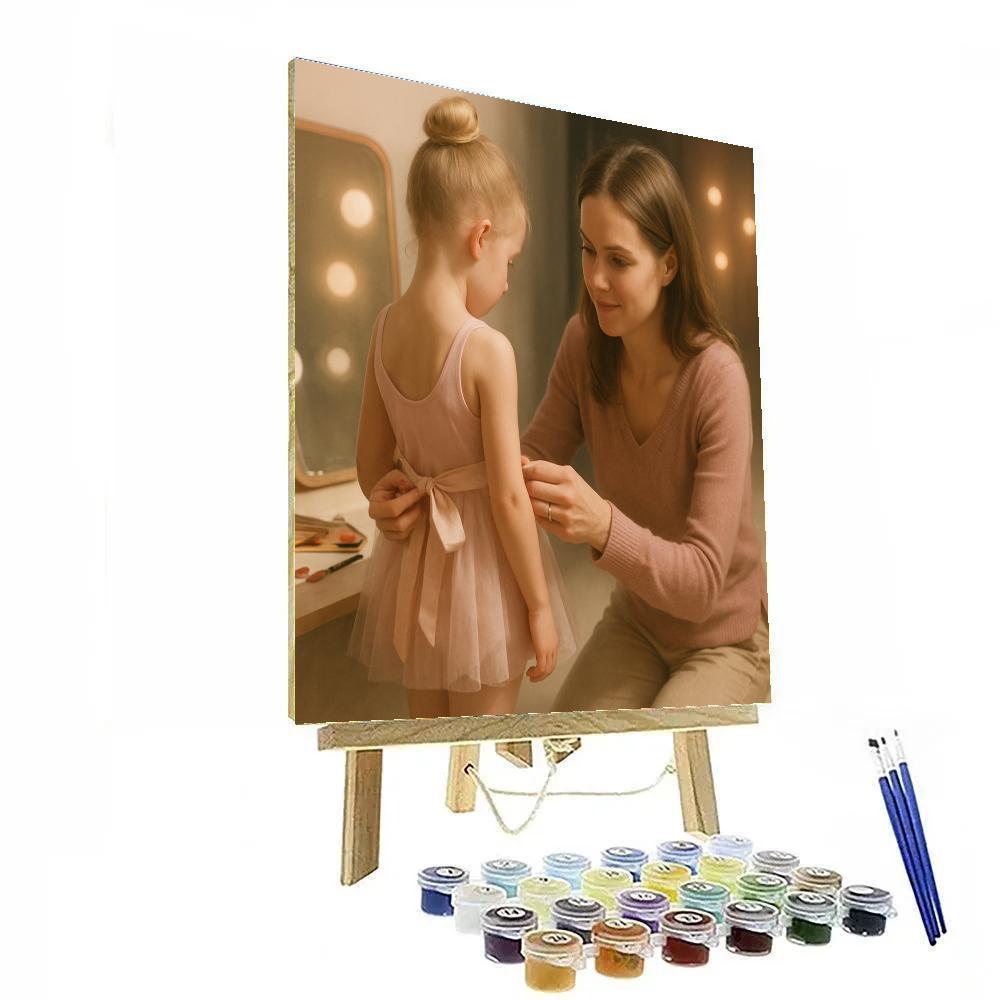 First Dance Recital Support paint by numbers