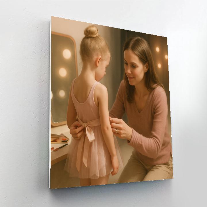 First Dance Recital Support paint by numbers