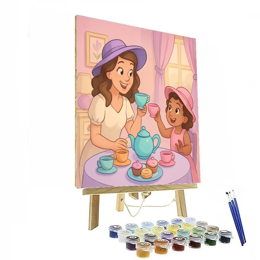 Afternoon Tea Party Celebration paint by numbers