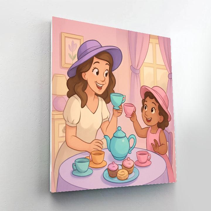 Afternoon Tea Party Celebration paint by numbers