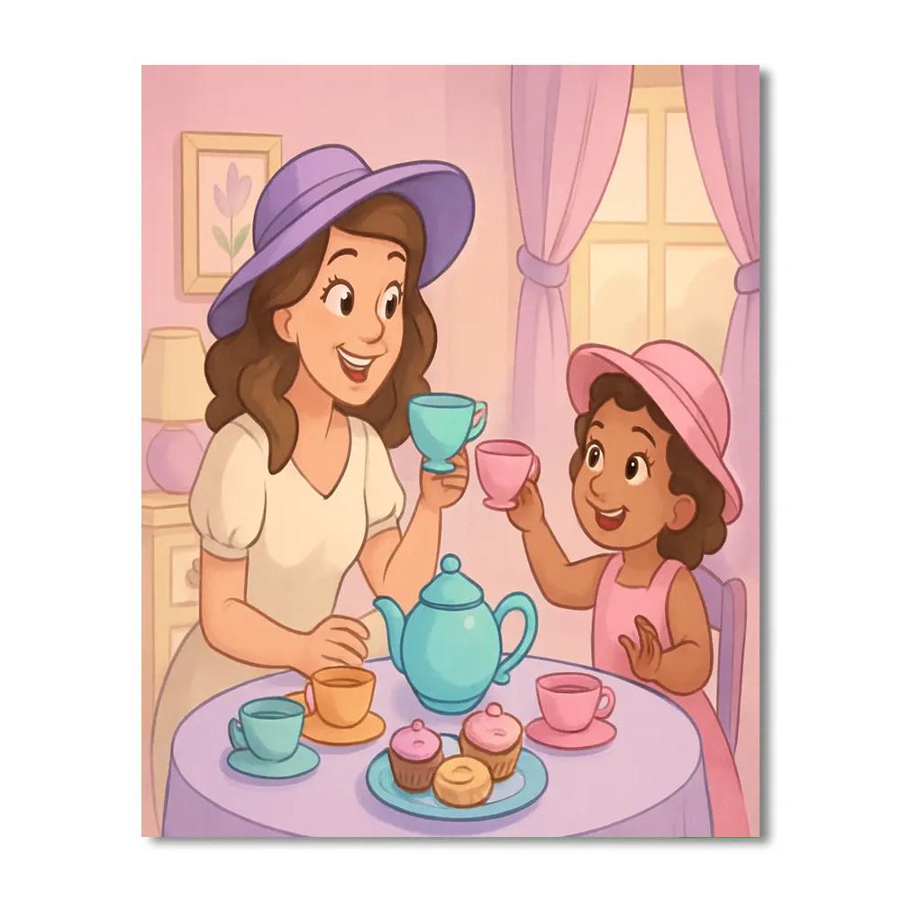 Afternoon Tea Party Celebration paint by numbers