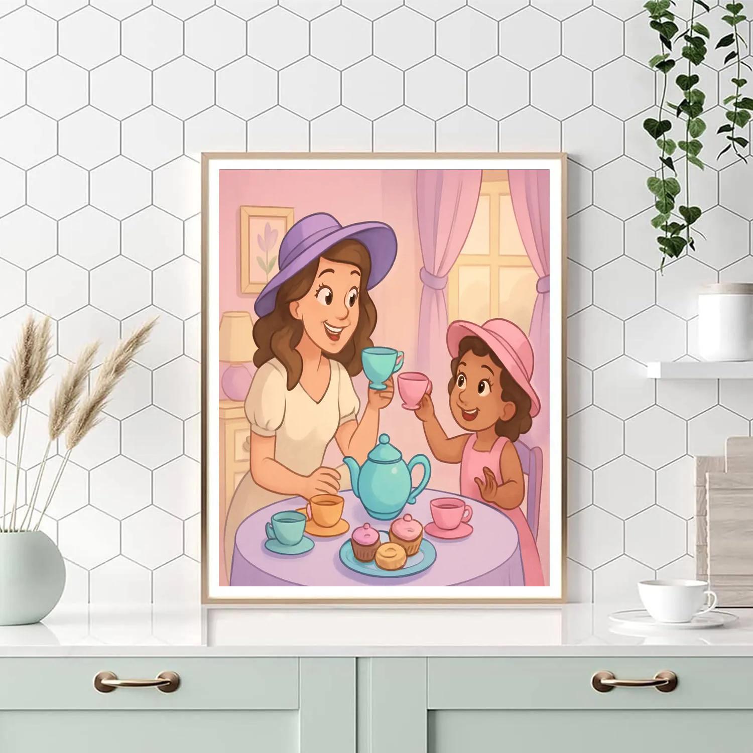 Afternoon Tea Party Celebration paint by numbers