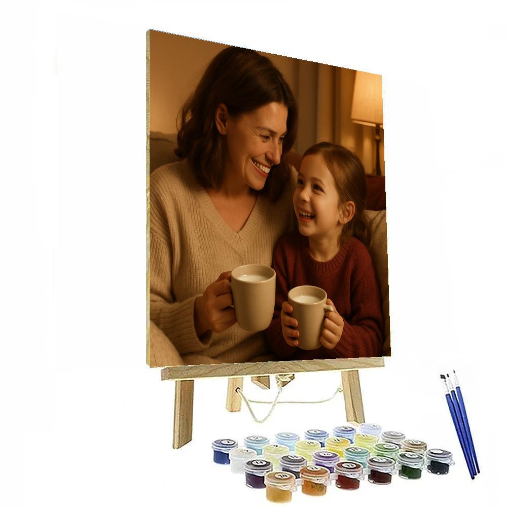 Sharing Warm Milk And Stories Paint by numbers kits