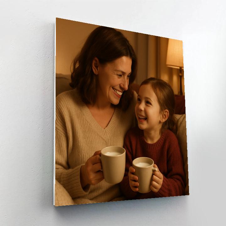 Sharing Warm Milk And Stories Paint by numbers kits