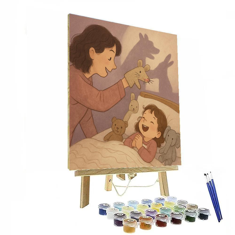 Bedtime Puppet Show Number painting