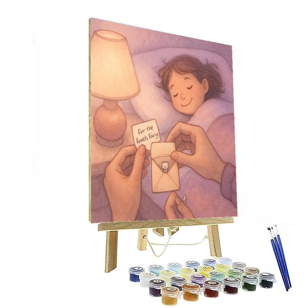 First Tooth Fairy Visit Paint by numbers art