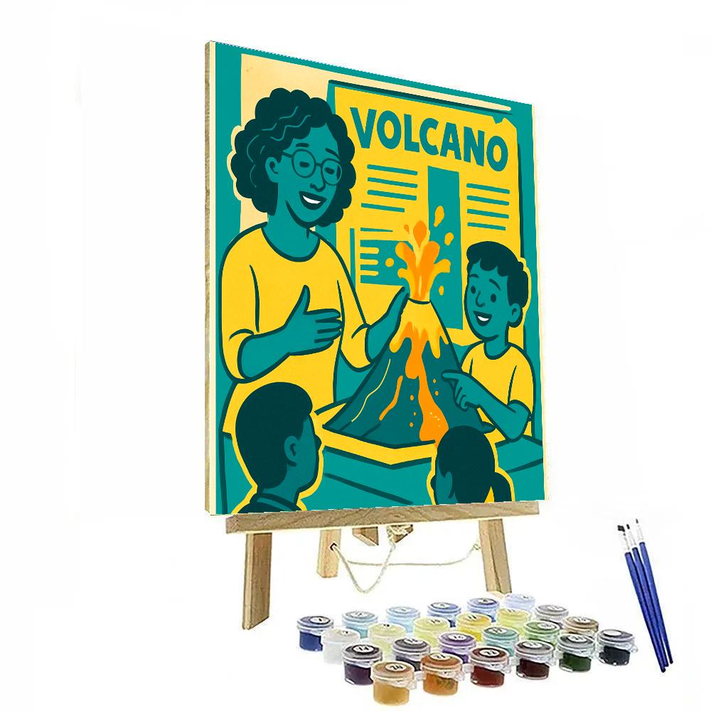 Mother And Child Science Fair Paint by numbers art