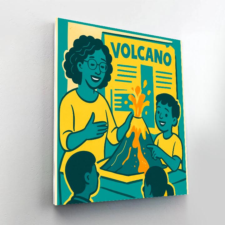 Mother And Child Science Fair Paint by numbers art