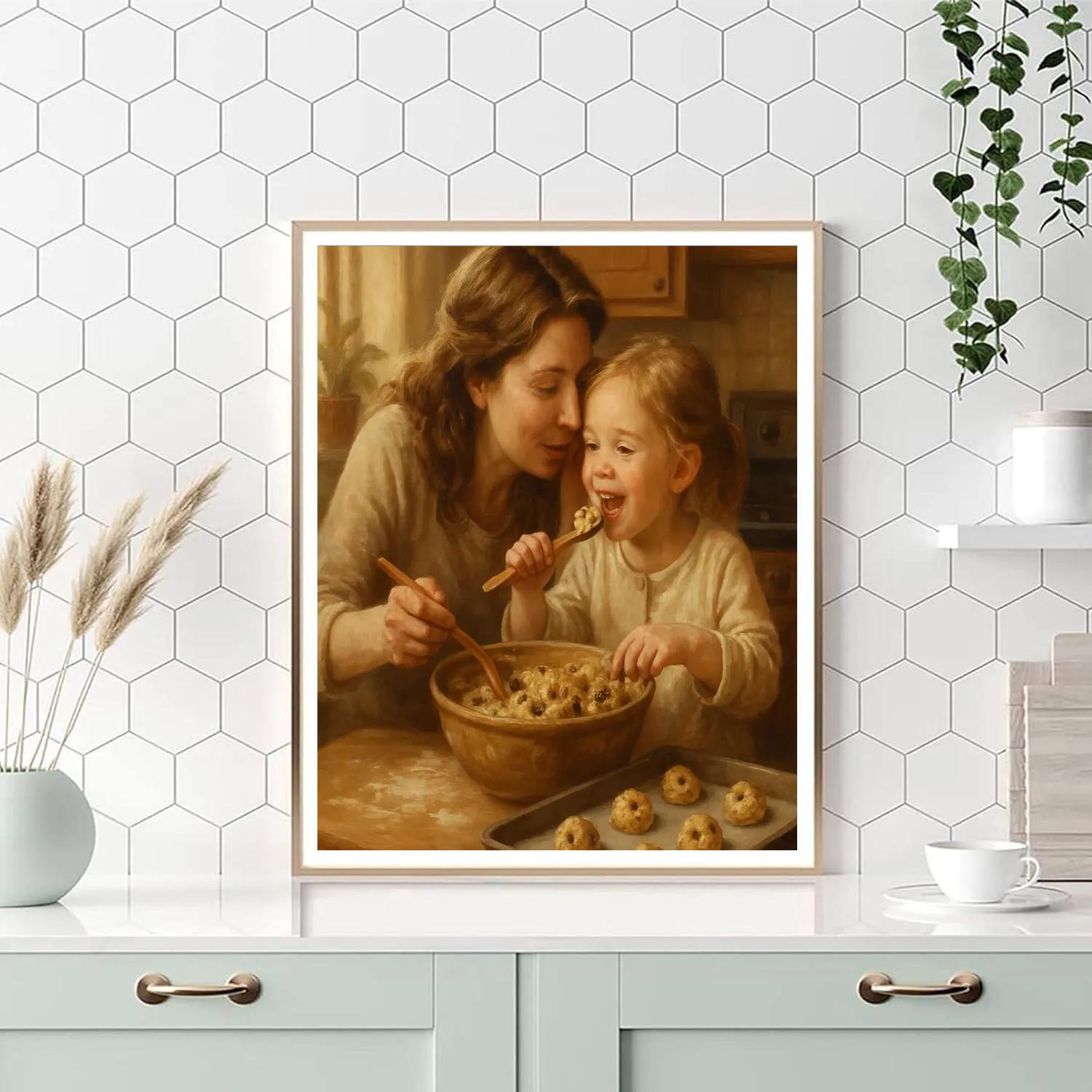 Quiet Baking Memories paint by number