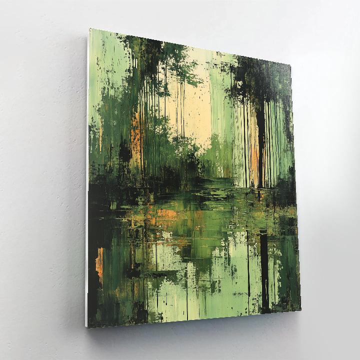 Jackson Pollock Inspired Forest Rhythm Painting by numbers kit