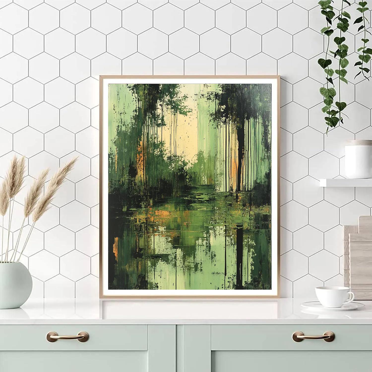 Jackson Pollock Inspired Forest Rhythm Painting by numbers kit