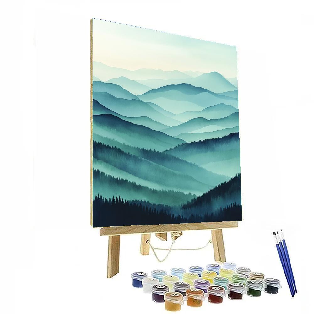 Mark Rothko Inspired Mountain Mist paint by color