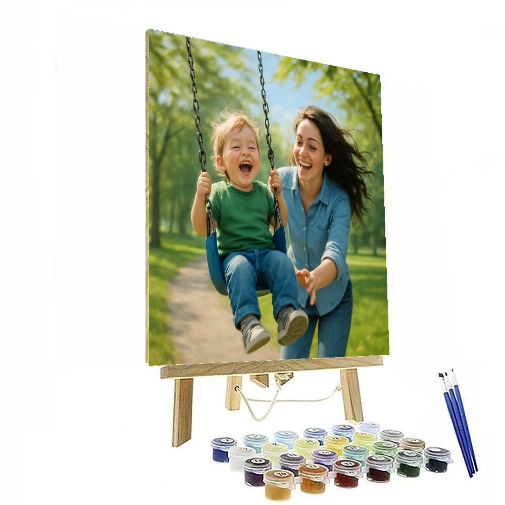 Parkside Swing Push paint by number