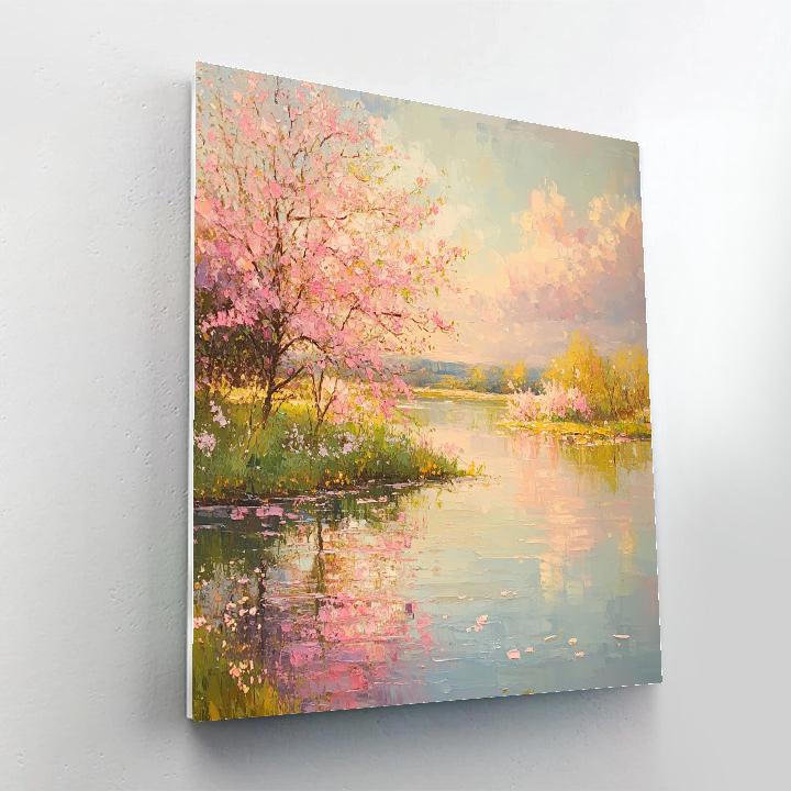 Claude Monet Inspired Orchard Blossom Painting by numbers kit