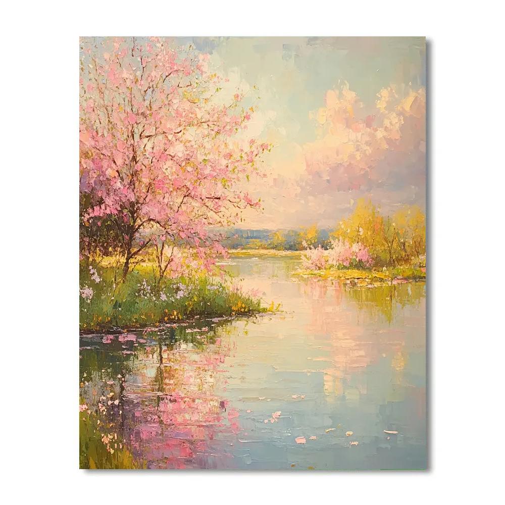 Claude Monet Inspired Orchard Blossom Painting by numbers kit
