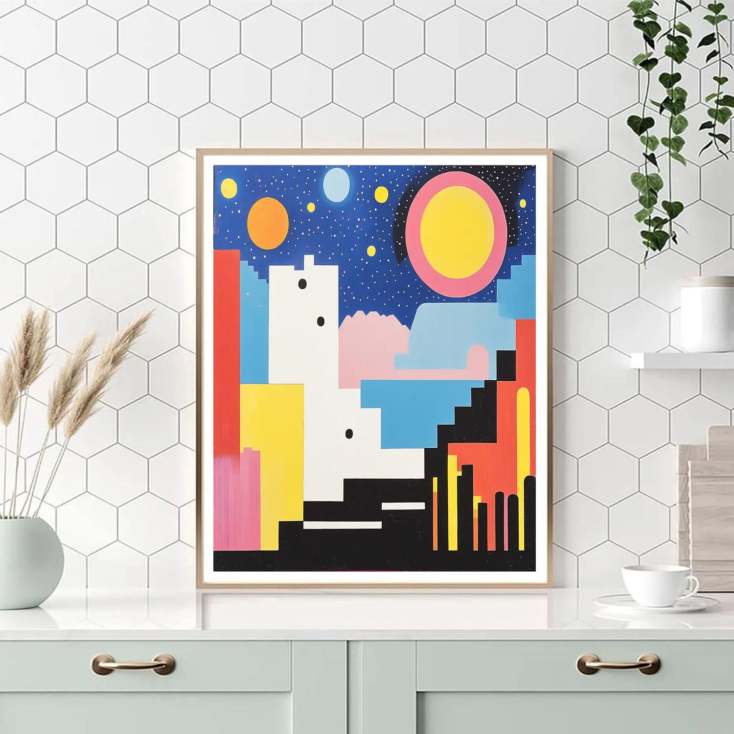 Miró Inspired Celestial Playground Paint by numbers kits
