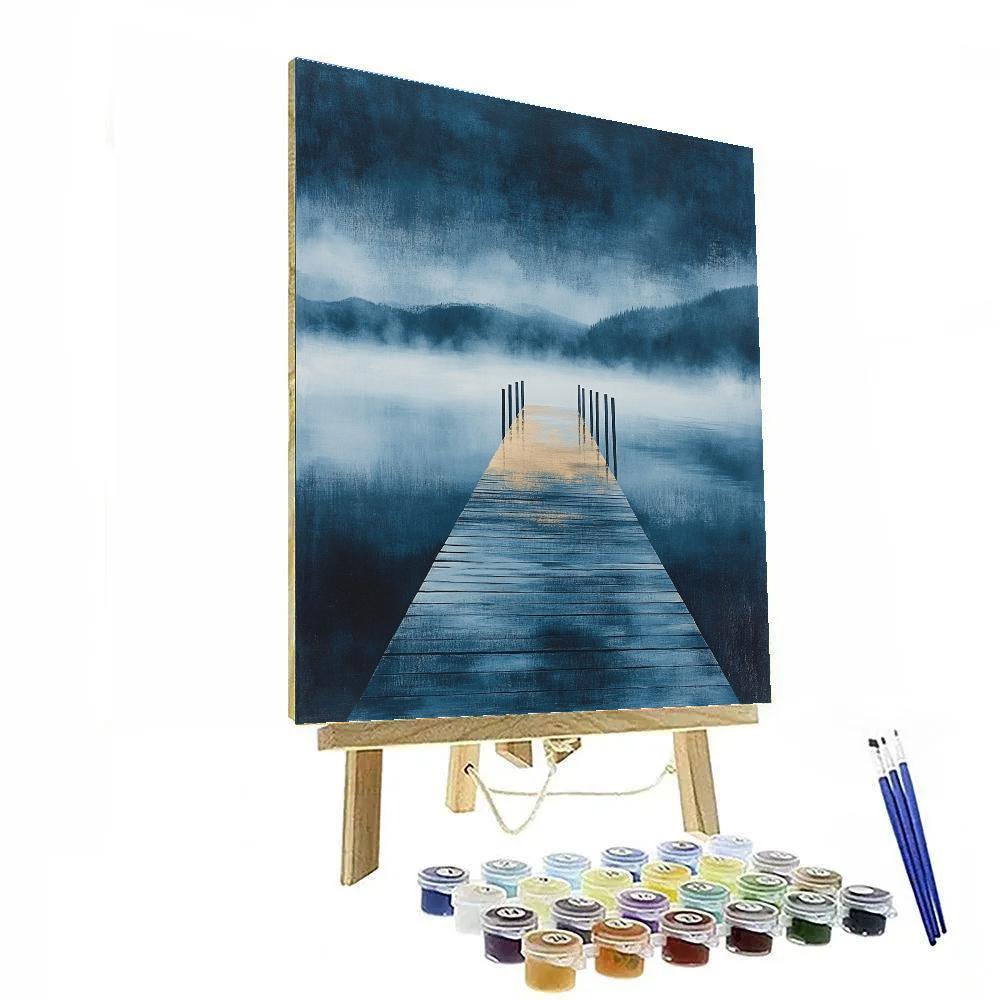 Whistler Inspired Foggy Pier Paint by numbers kits