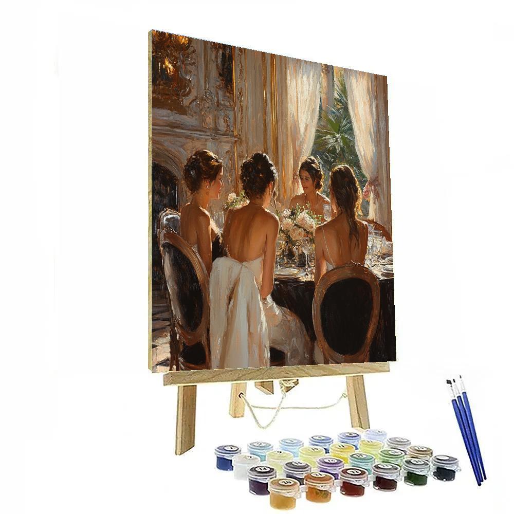 Sargent Inspired Evening Salon Numbered painting kits