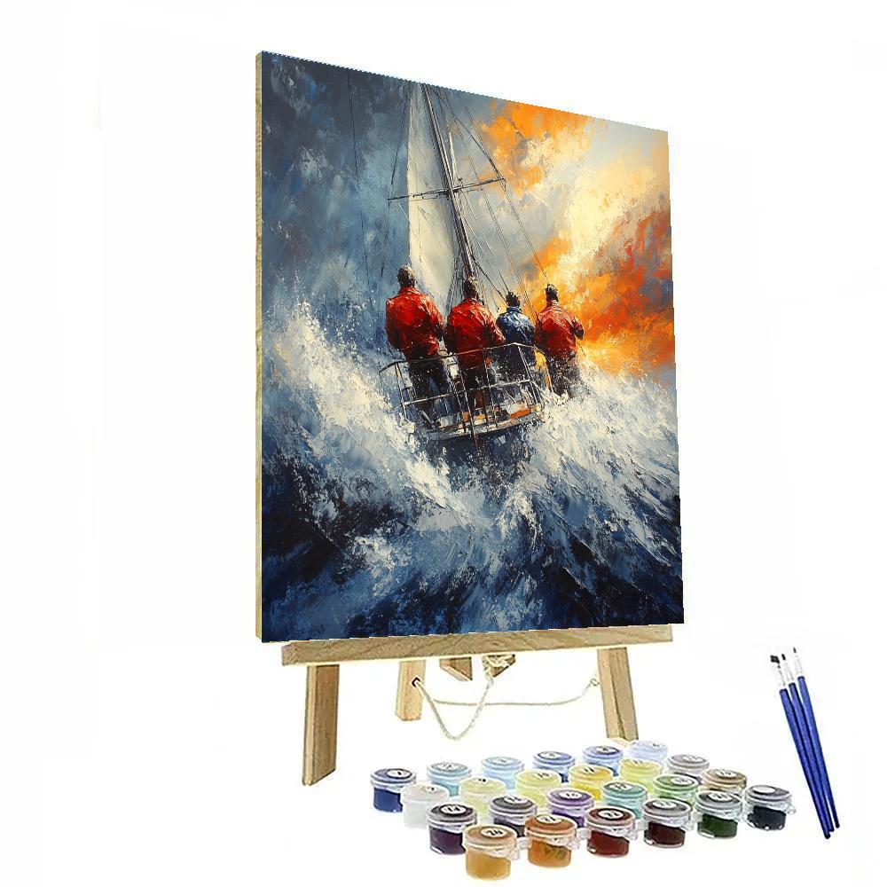 Delacroix Inspired Sea Voyage DIY paint by numbers