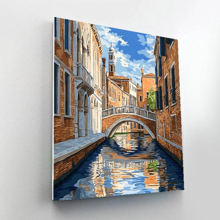 Canaletto Inspired Grand Canal Numbered painting kits