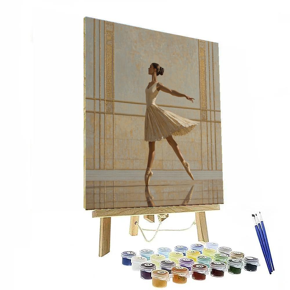 Ingres Inspired Poised Dancer Numbered painting kits