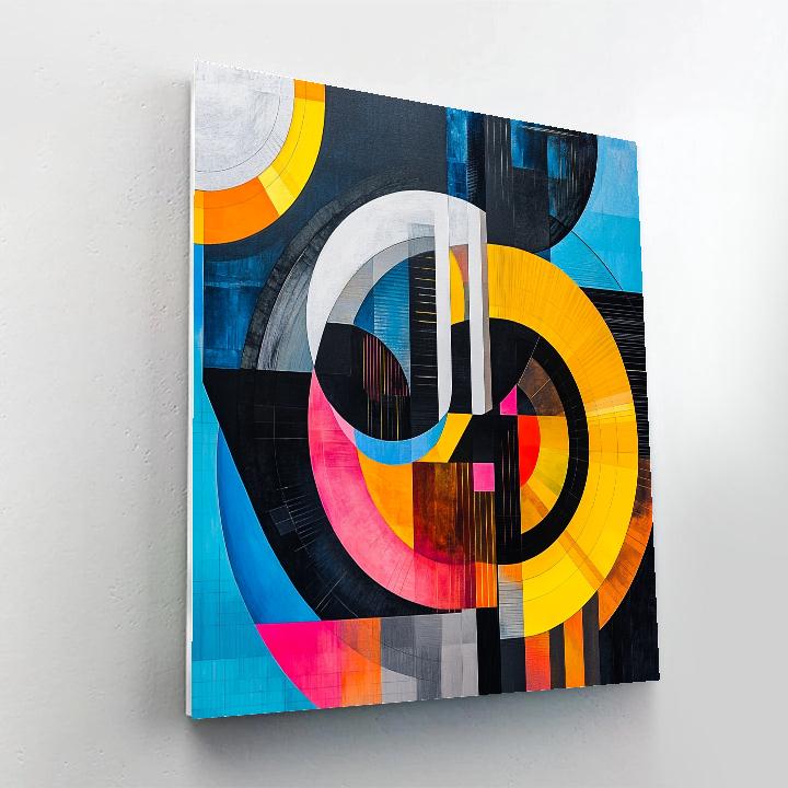 Kandinsky Inspired Racing Lines Painting by numbers kit