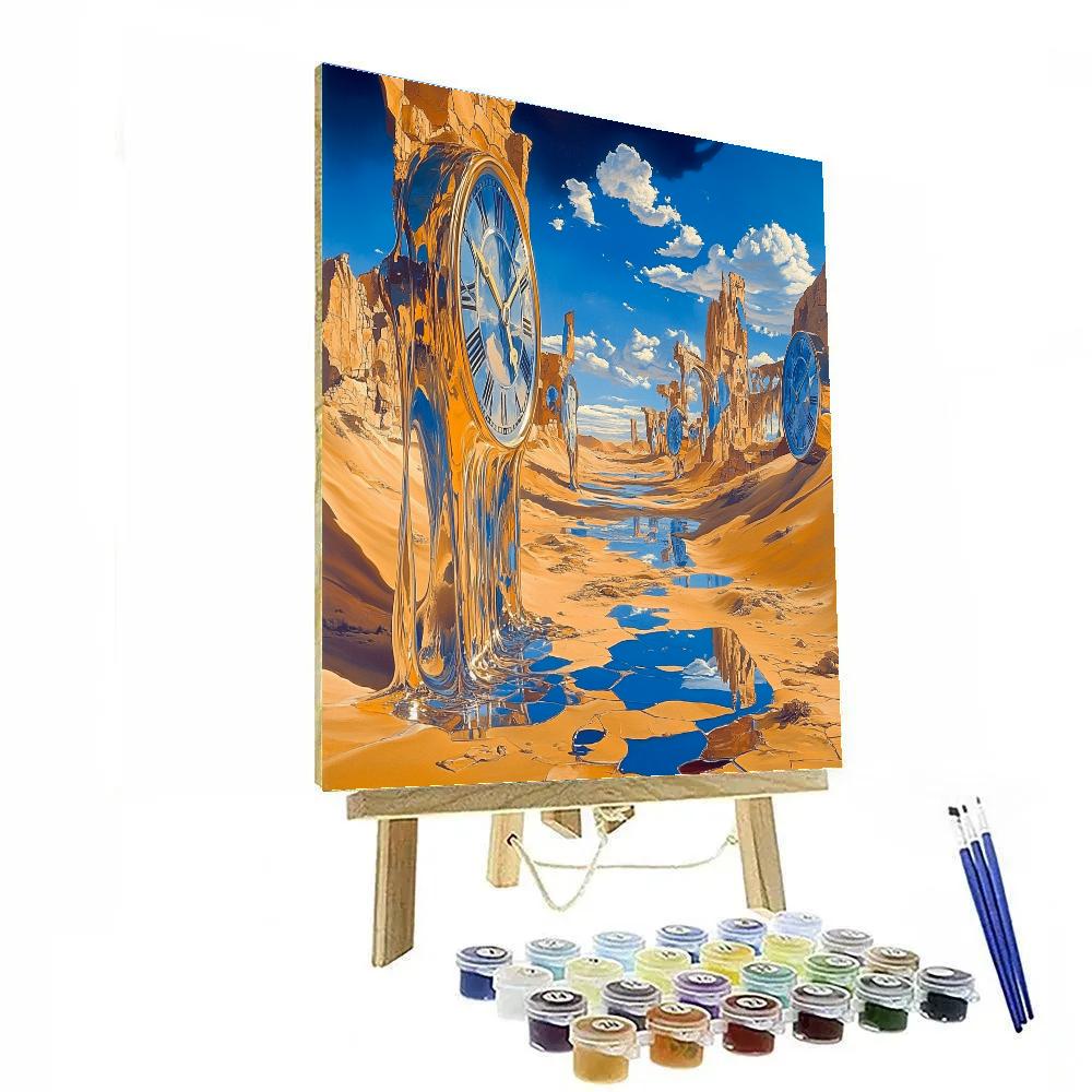 Salvador Dali Inspired Desert Illusions DIY paint by numbers