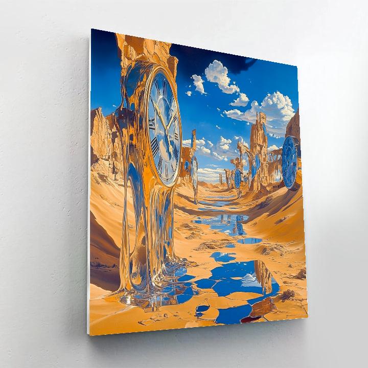 Salvador Dali Inspired Desert Illusions DIY paint by numbers