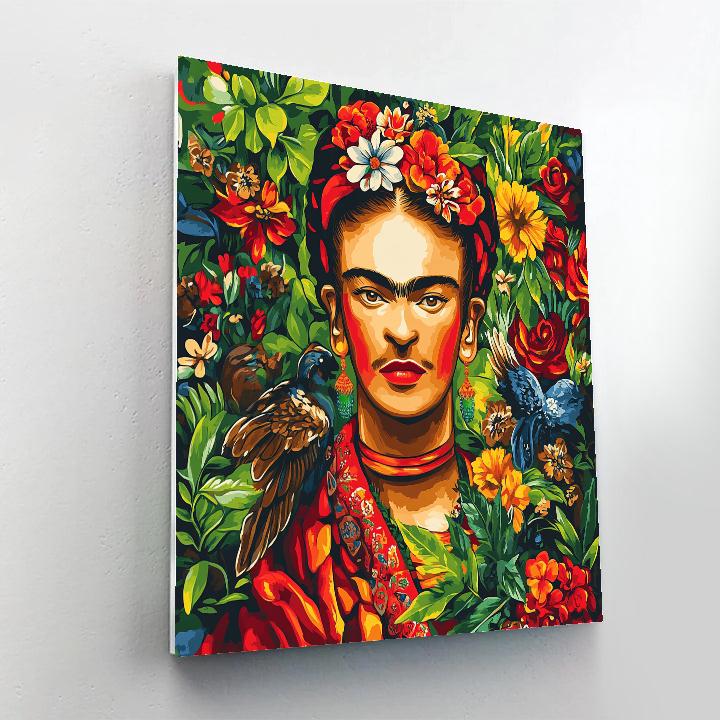 Frida Kahlo Inspired Mythical Self Portrait Paint by numbers kits