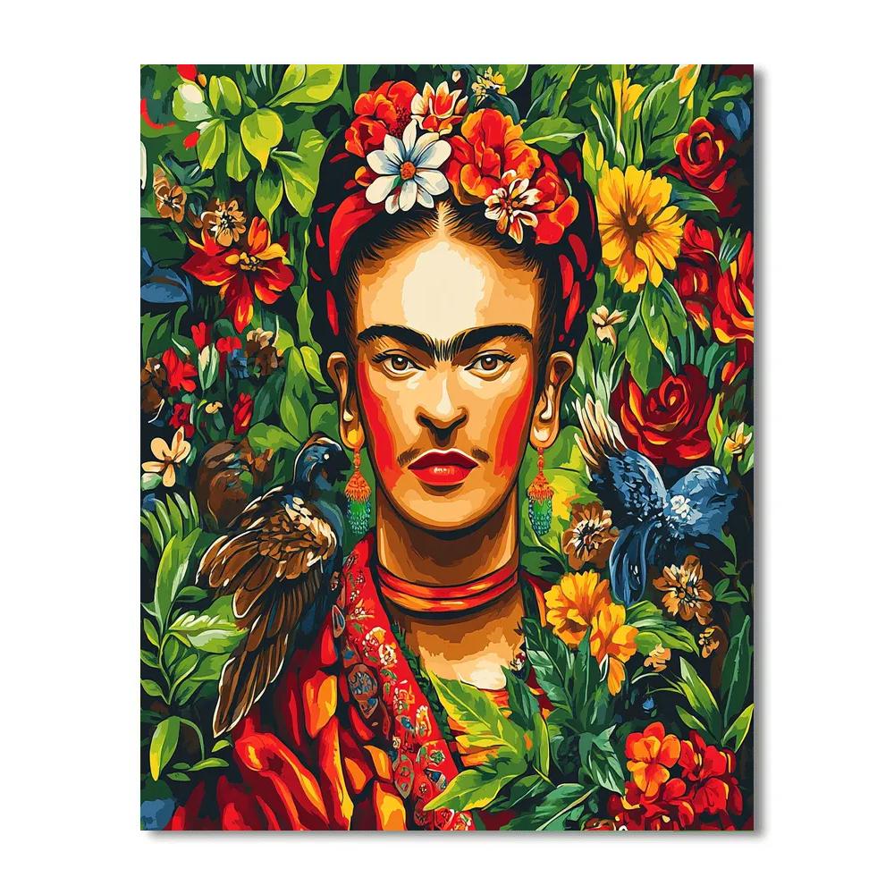 Frida Kahlo Inspired Mythical Self Portrait Paint by numbers kits
