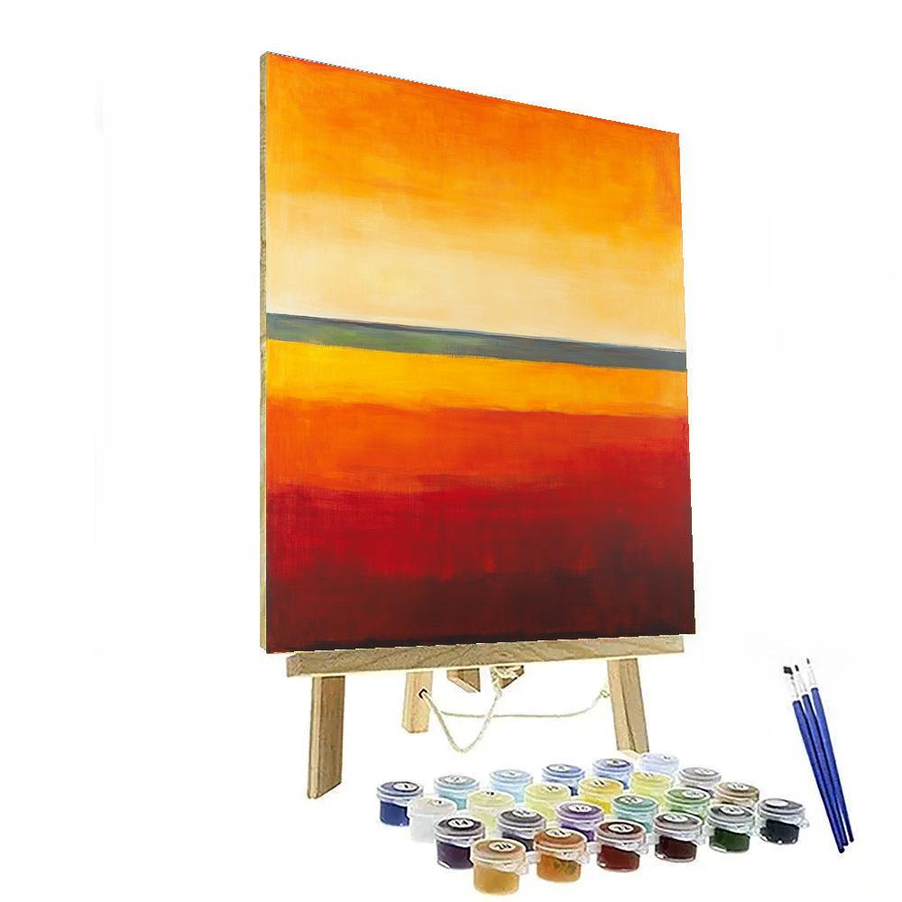 Mark Rothko Inspired Seasonal Fields DIY paint by numbers