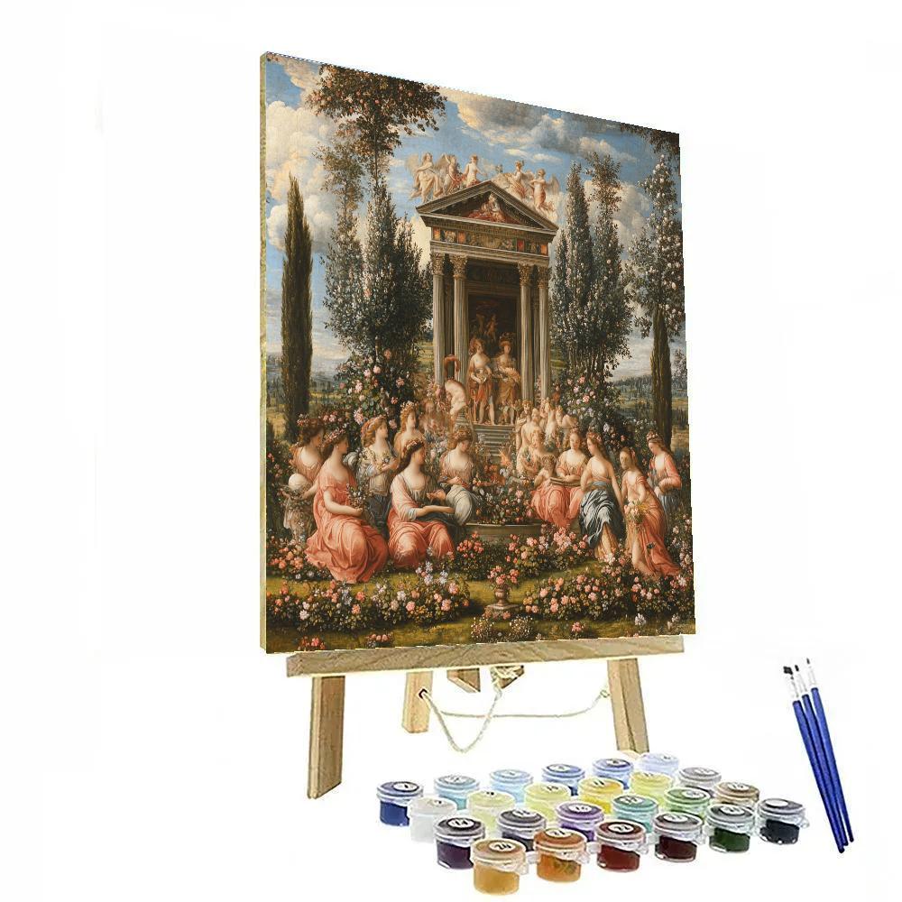 Raphael Inspired Mythological Gathering DIY paint by numbers