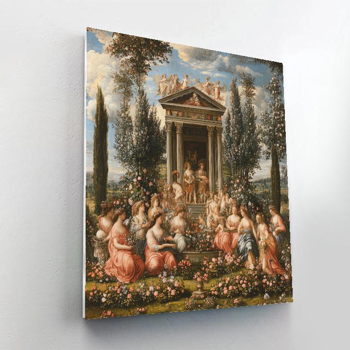 Raphael Inspired Mythological Gathering DIY paint by numbers