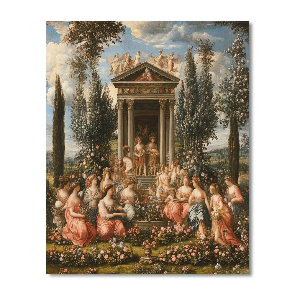 Raphael Inspired Mythological Gathering DIY paint by numbers