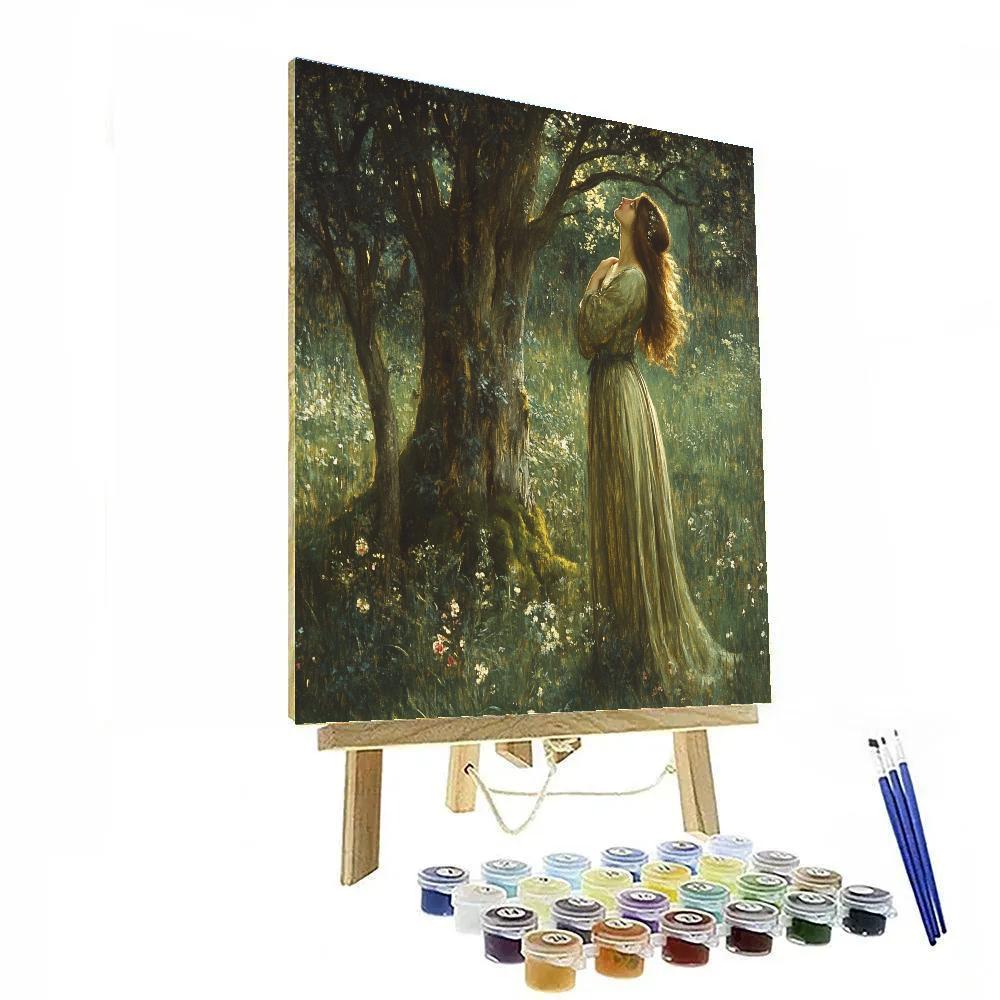 John William Waterhouse Inspired Enchanted Forest DIY paint by numbers