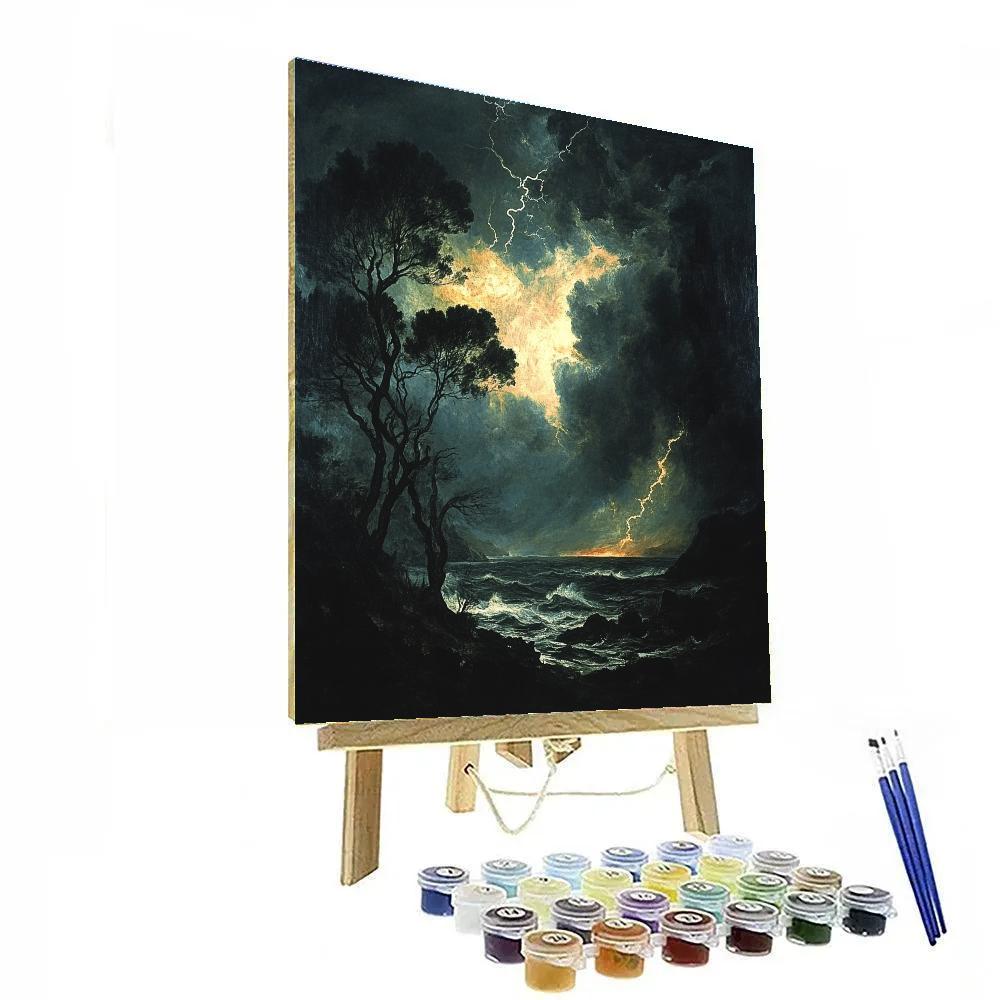 Francisco Goya Inspired Dramatic Storm Painting by numbers kit