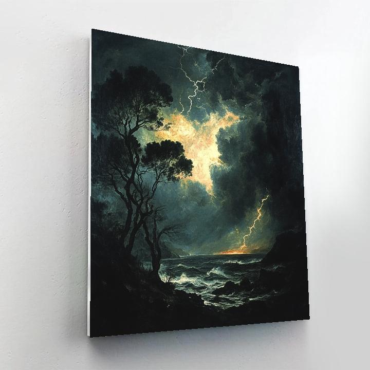 Francisco Goya Inspired Dramatic Storm Painting by numbers kit