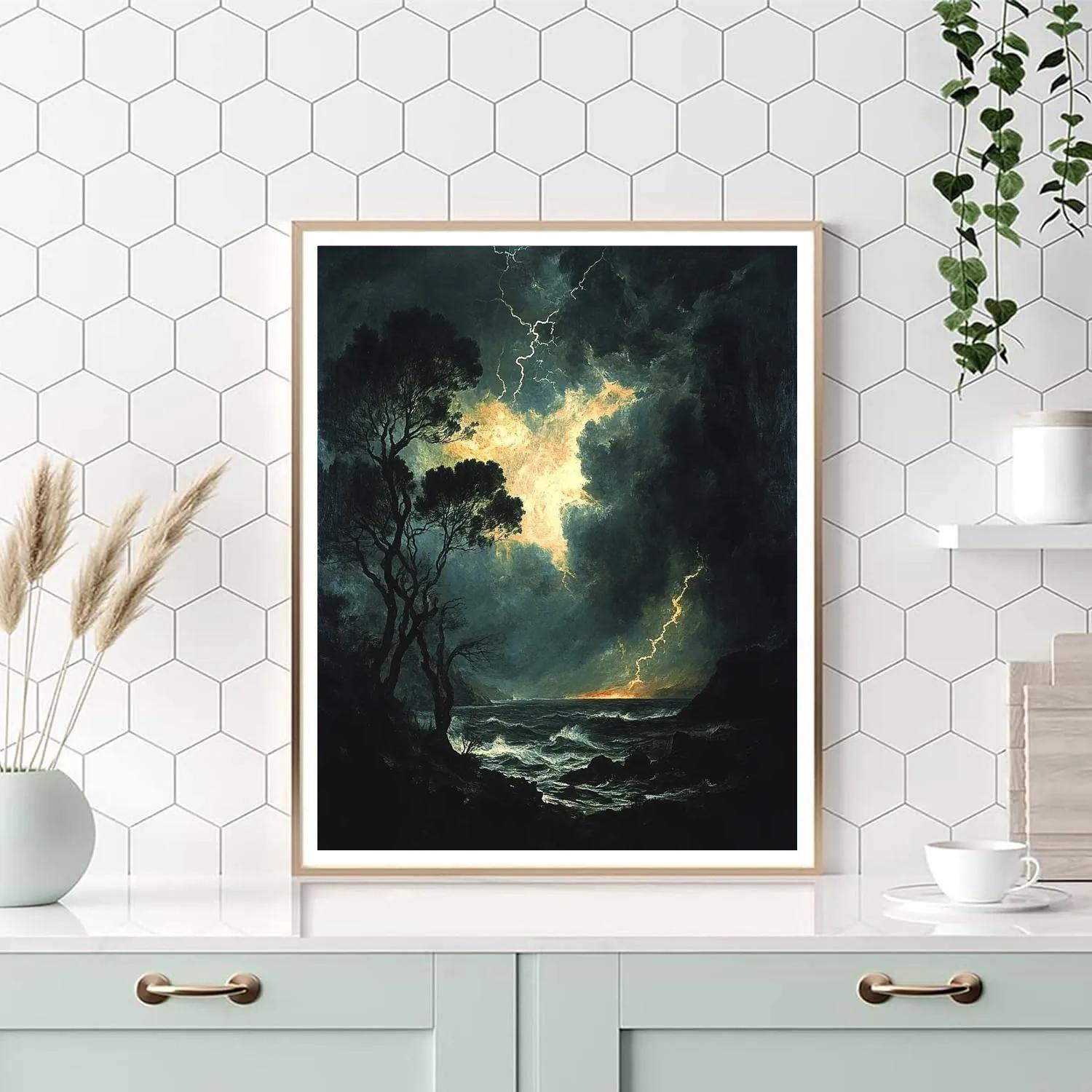 Francisco Goya Inspired Dramatic Storm Painting by numbers kit