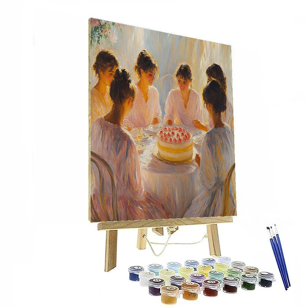 Pierre-Auguste Renoir Inspired Birthday Celebration Paint by numbers kits